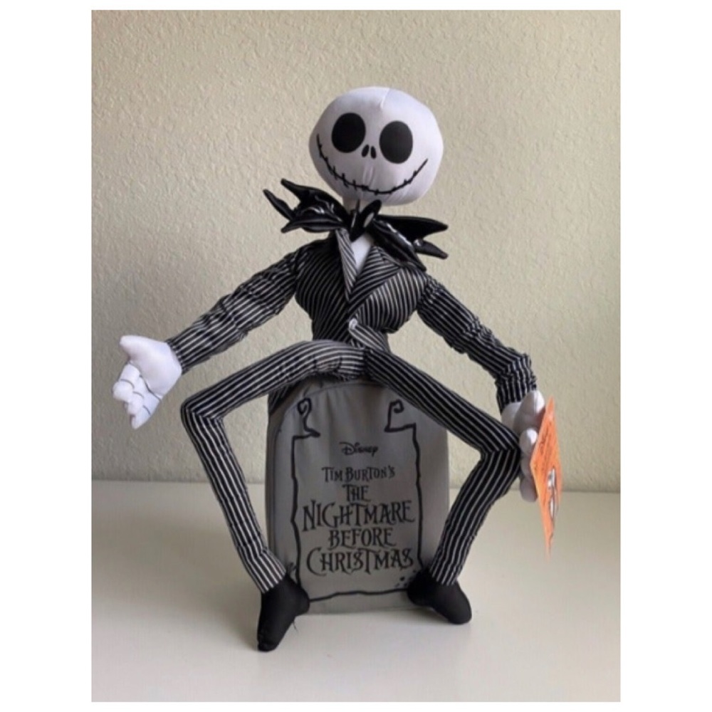 NEW Disney Jack Skellington Plush Door Greeter